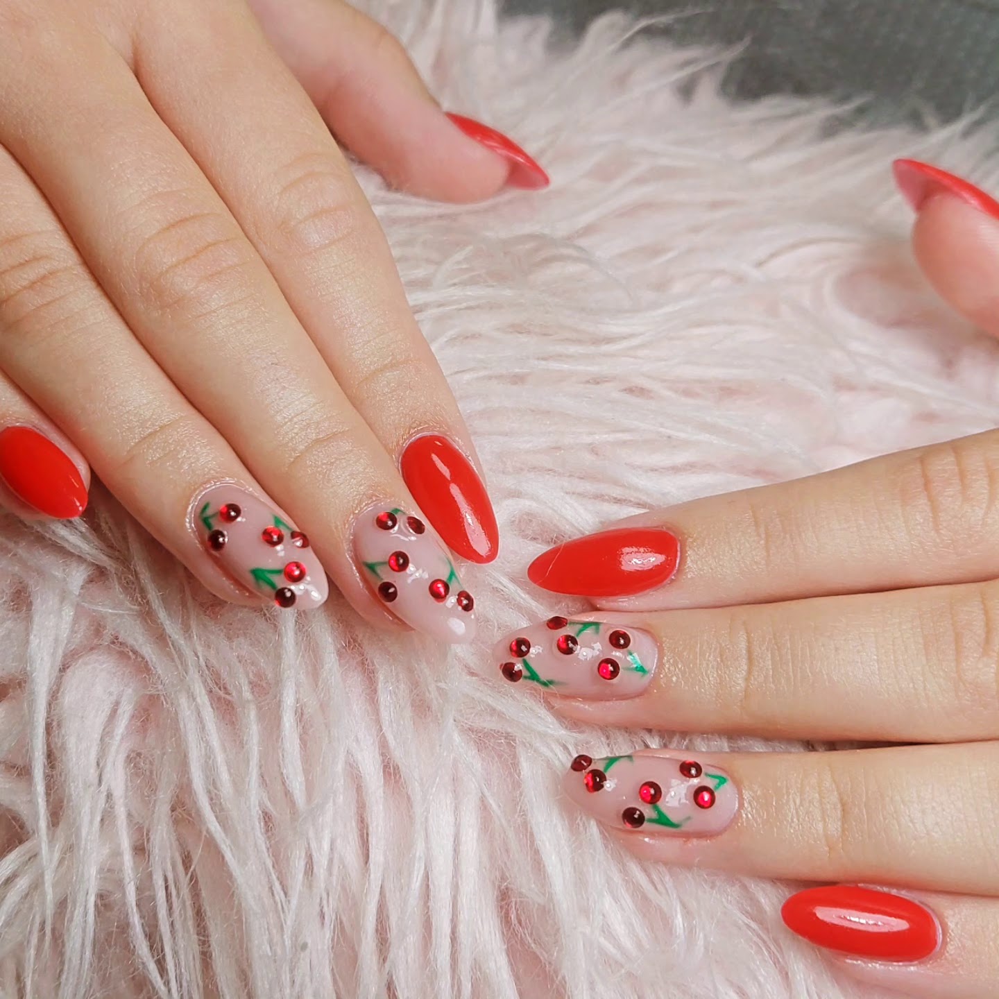 Beautifully finished nails at Nail Spot Rochdale on Drake Street
